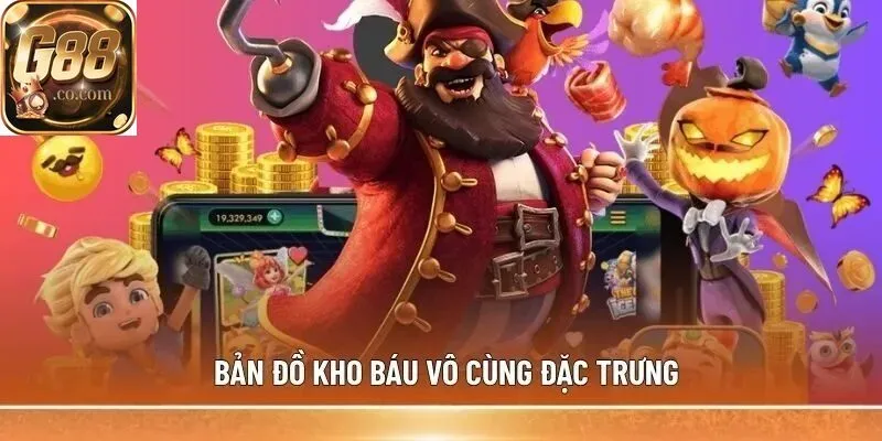 Bản đồ kho báu vô cùng đặc trưng