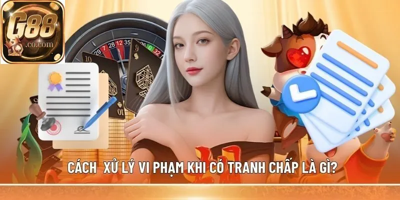 Cách  xử lý vi phạm khi có tranh chấp là gì?